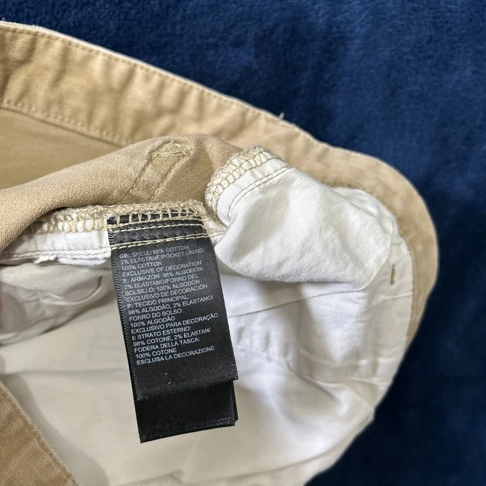 The North Face‎ Mens Straight Leg Jeans Size 35 Khaki Outdoors Camping Preppy